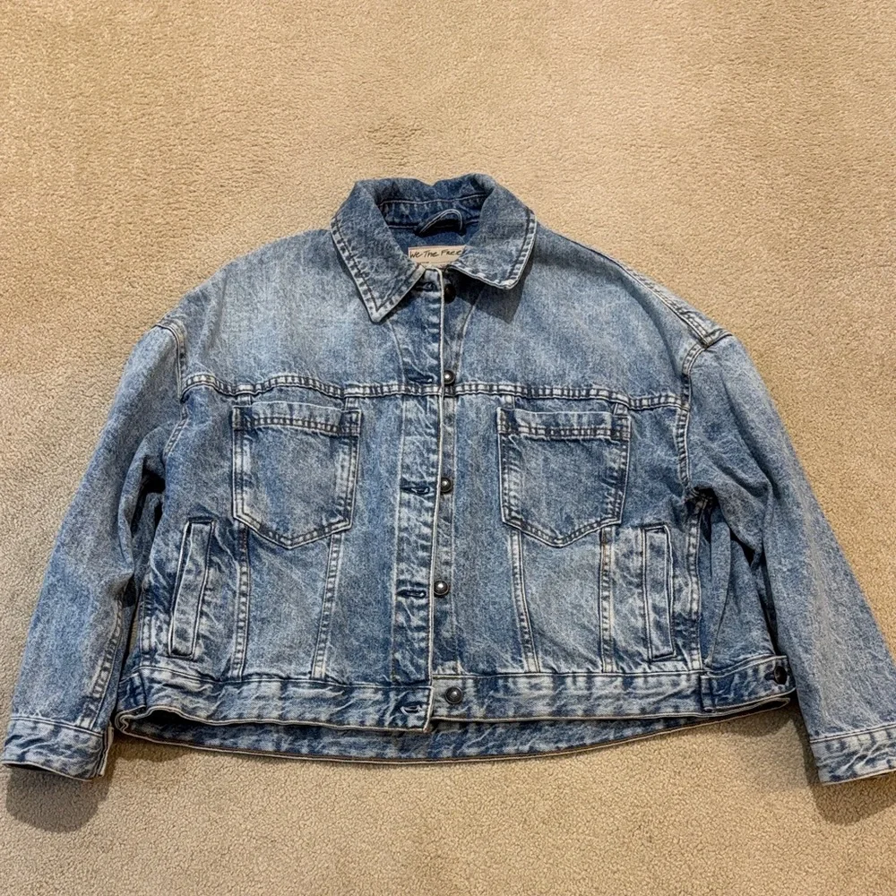 We The Free Opal Swing denim jacket - Picture 4 of 11